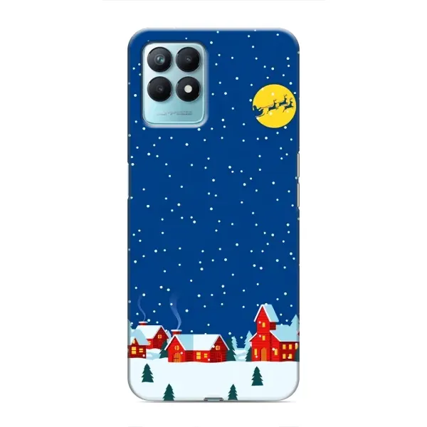 Чехол с рисунком «Город в снегу» для Realme NARZO 50 Чехол с рисунком «Город в снегу» для Realme NARZO 50