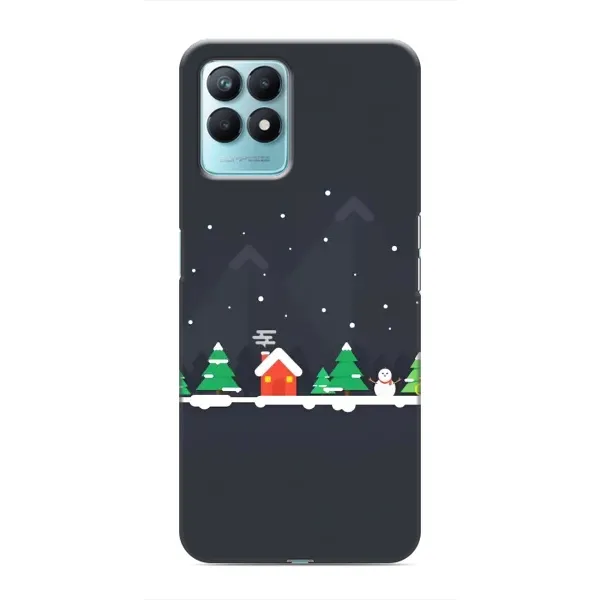 Чехол с рисунком «Город зимний» для Realme NARZO 50 Чехол с рисунком «Город зимний» для Realme NARZO 50