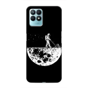 Силіконовый Чохол з принтом "Космонавти" на Realme NARZO 50 (Космонавт)