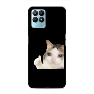 Бампер з принтом Меми для Realme NARZO 50 (Кіт у сльозах)