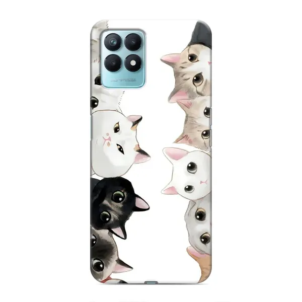 Чехол с рисунком «Коты» для Realme NARZO 50