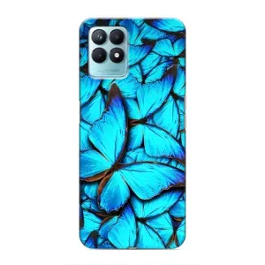Силиконовый бампер с картинкой животных для Realme NARZO 50 (Крылья бабочек)