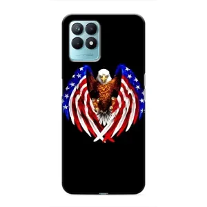 Чохол Прапор USA для Realme NARZO 50 (Крила США)