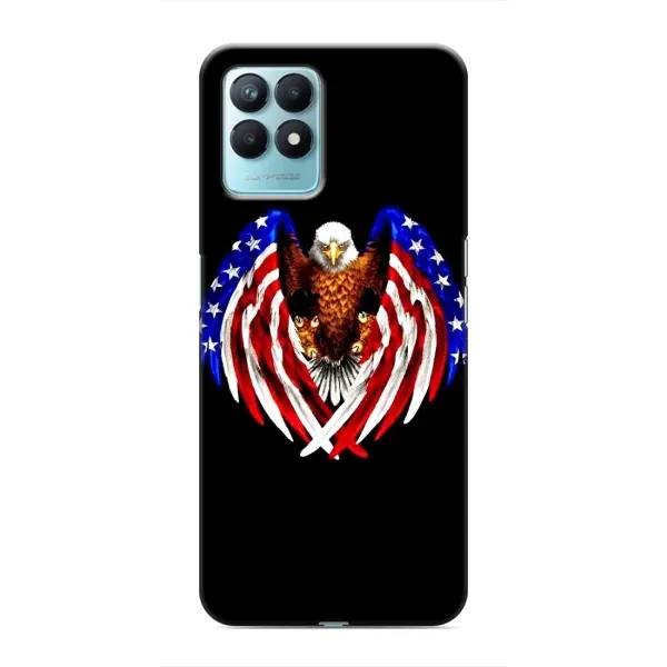 Чехол с рисунком «Крылья США» для Realme NARZO 50 Чехол с рисунком «Крылья США» для Realme NARZO 50