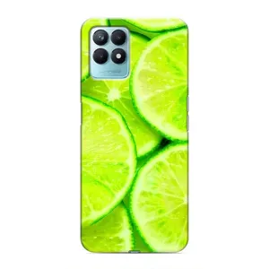Чохол з зображенням смачної їжі для Realme NARZO 50 (Лайм)