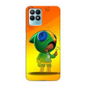 Чохол Бравл Старс для Realme NARZO 50 (LEON в кофті)