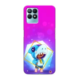 Чохол Бравл Старс для Realme NARZO 50 (Леон у костюмі Акули)