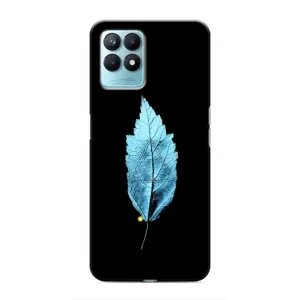 Чохол з картинками на чорному фоні для Realme NARZO 50 (Листя)
