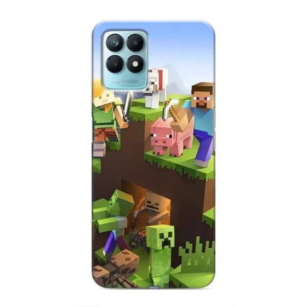 Чехол с рисунком «Майн-крафт» для Realme NARZO 50 Чехол с рисунком «Майн-крафт» для Realme NARZO 50