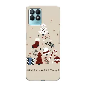 Чехол Санта Клаус для Realme NARZO 50 (Merry Christmas)