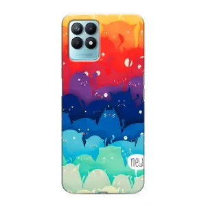 Силіконовий чохол з котиком для Realme NARZO 50 (Mew)