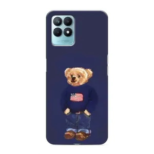 Чехлы Мишка Тедди для Реалми Нарзо 50 (Мишка USA)
