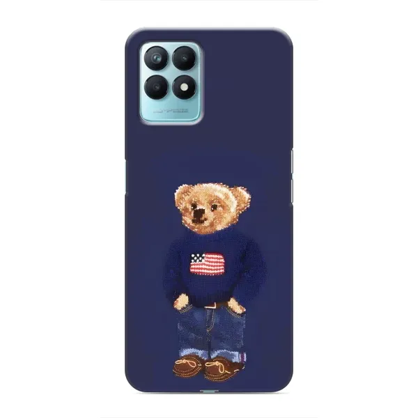 Чехол с рисунком «Мишка USA» для Realme NARZO 50 Чехол с рисунком «Мишка USA» для Realme NARZO 50
