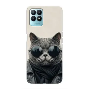 Чохол на тематику: Коти для Realme NARZO 50 (Модний кіт)
