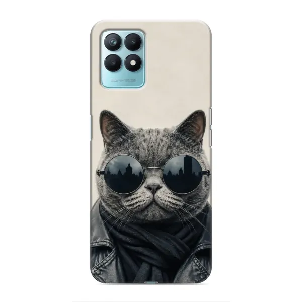 Чехол с рисунком «Модный кот» для Realme NARZO 50 Чехол с рисунком «Модный кот» для Realme NARZO 50