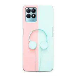 Девчачий Чехол для Realme NARZO 50 (Наушники)