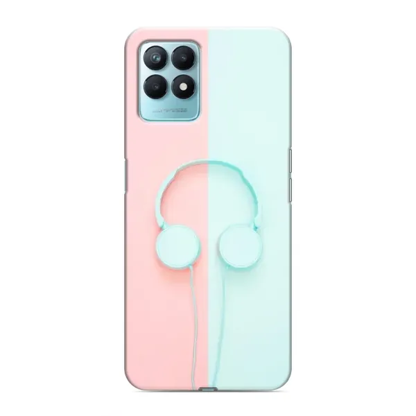 Чехол с рисунком «Наушники» для Realme NARZO 50