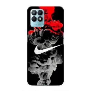 Силіконовый Чохол на Realme NARZO 50 з картинкою НАЙК (Nike дим)