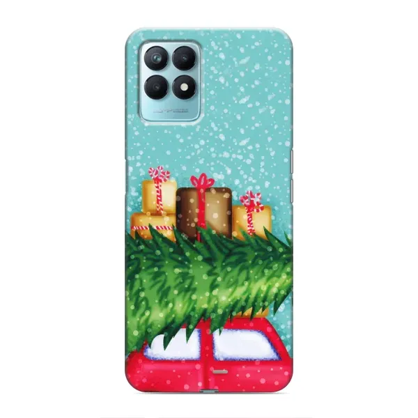 Чехол с рисунком «Новогодние подарки» для Realme NARZO 50 Чехол с рисунком «Новогодние подарки» для Realme NARZO 50