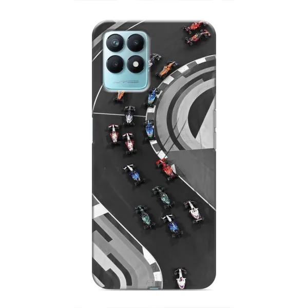 Чехол с рисунком «Гонки ф1» для Realme NARZO 50 Чехол с рисунком «Гонки ф1» для Realme NARZO 50
