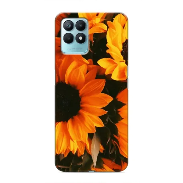 Чехол с рисунком «подсолнухи» для Realme NARZO 50 Чехол с рисунком «подсолнухи» для Realme NARZO 50