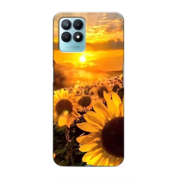 Чехол с рисунком «поле подсолнухов» для Realme NARZO 50