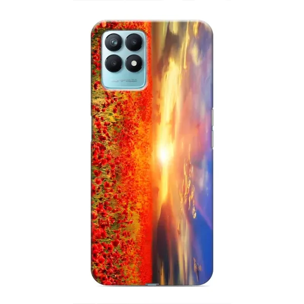 Чехол с рисунком «Поле тюльпанов» для Realme NARZO 50 Чехол с рисунком «Поле тюльпанов» для Realme NARZO 50