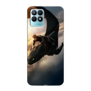 Чехол дракон Беззубик для Realme NARZO 50 (Полет Беззубика)