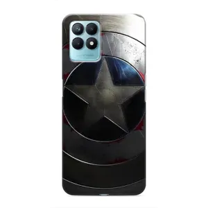 Чехол с Щитом Капитана Америки на Realme NARZO 50 (Ретро Щит Капитана)