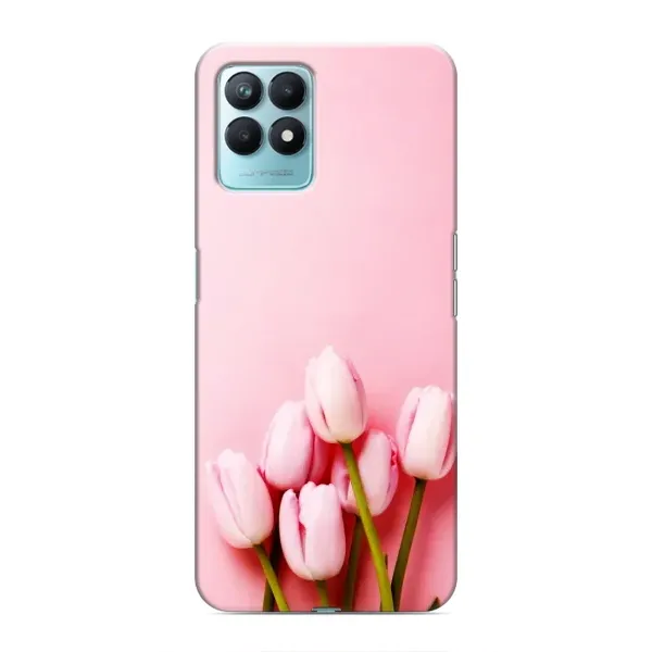 Чехол с рисунком «Розовые тюльпаны» для Realme NARZO 50 Чехол с рисунком «Розовые тюльпаны» для Realme NARZO 50