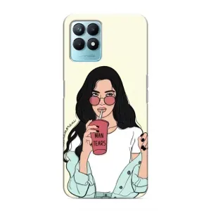 Силіконовый Чохол на Realme NARZO 50 з картинкой Модных девушек (З напоєм)