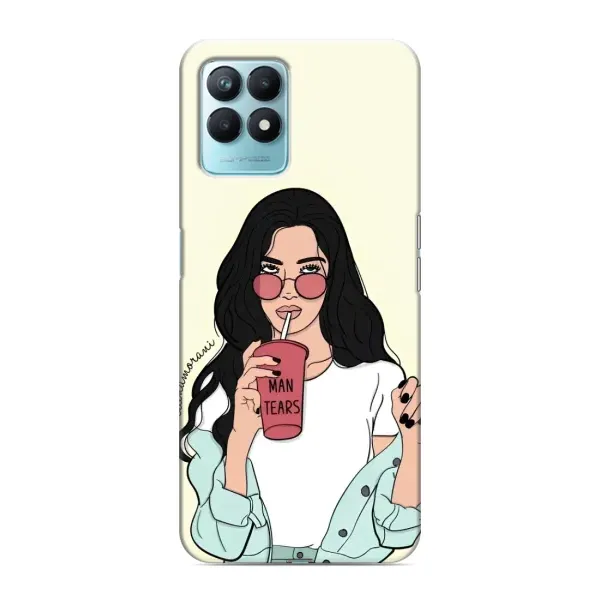 Чехол с рисунком «С напитком» для Realme NARZO 50 Чехол с рисунком «С напитком» для Realme NARZO 50