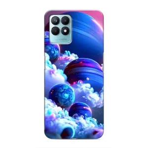 Чохли КОСМОС на Realme NARZO 50 (Сині планети)