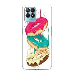 Чохол з зображенням смачної їжі для Realme NARZO 50 (Соковиті пончики)
