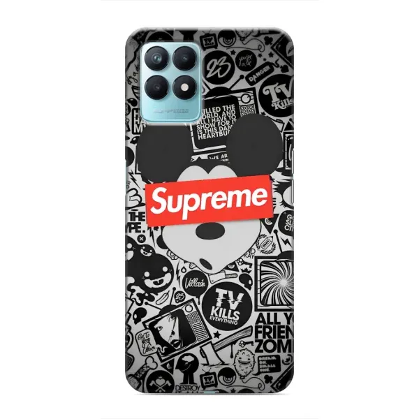 Чехол с рисунком «Supreme Маус» для Realme NARZO 50 Чехол с рисунком «Supreme Маус» для Realme NARZO 50
