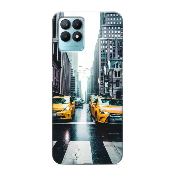 Чехол с рисунком «Такси» для Realme NARZO 50 Чехол с рисунком «Такси» для Realme NARZO 50