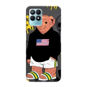Чехлы Мишка Тедди для Реалми Нарзо 50 (Teddy USA)