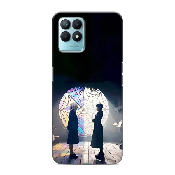 Чехол с рисунком «Уэнсдей и Энди» для Realme NARZO 50 Чехол с рисунком «Уэнсдей и Энди» для Realme NARZO 50