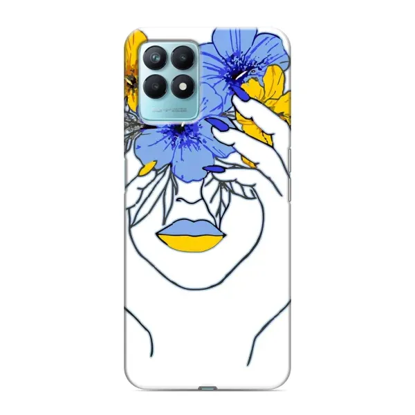 Чехол с рисунком «Украинка на всю голову» для Realme NARZO 50 Чехол с рисунком «Украинка на всю голову» для Realme NARZO 50