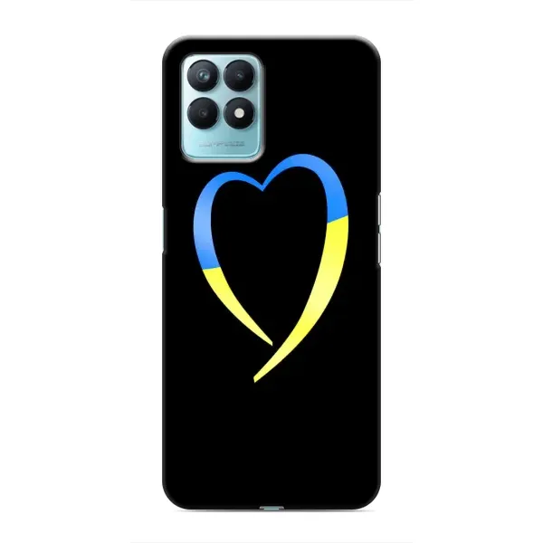 Чехол с рисунком «Украинское сердце» для Realme NARZO 50 Чехол с рисунком «Украинское сердце» для Realme NARZO 50