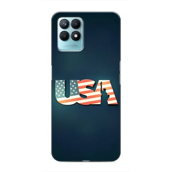 Чехол с рисунком «USA» для Realme NARZO 50 Чехол с рисунком «USA» для Realme NARZO 50