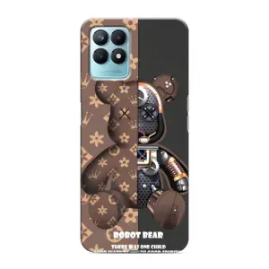 Силиконовый чехол для Realme NARZO 50 (Медмедь Луи Виттон)