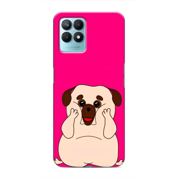 Чехол с рисунком «Веселый Мопсик» для Realme NARZO 50 Чехол с рисунком «Веселый Мопсик» для Realme NARZO 50