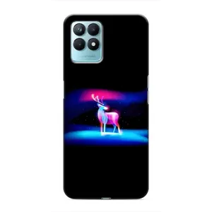 Силіконовий бампер з картинкою звірів для Realme NARZO 50 (Яскравий олень)
