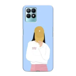 Силіконовый Чохол на Realme NARZO 50 з картинкой Модных девушек (Жовта кепка)
