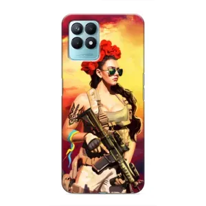 ЗСУ Чохли (TPU) для Realme NARZO 50 (Жінка солдат)