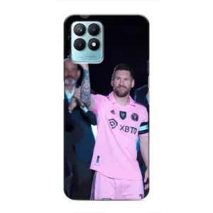Чехлы Лео Месси в Майами на Realme NARZO 50 (Золотой мяч Месси)