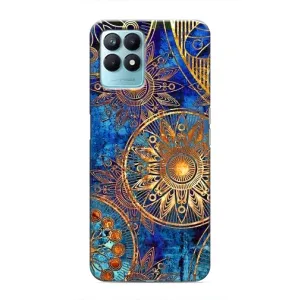Чохли з сенсом на Realme NARZO 50 (Золоті узори)
