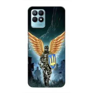 Патріотичний Чохол для Realme NARZO 50 (ЗСУ з крильми)