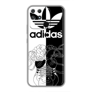 Чохол с стилі "Адідас" для Реалмі Нарзо 50А (Adidas шнурки)
